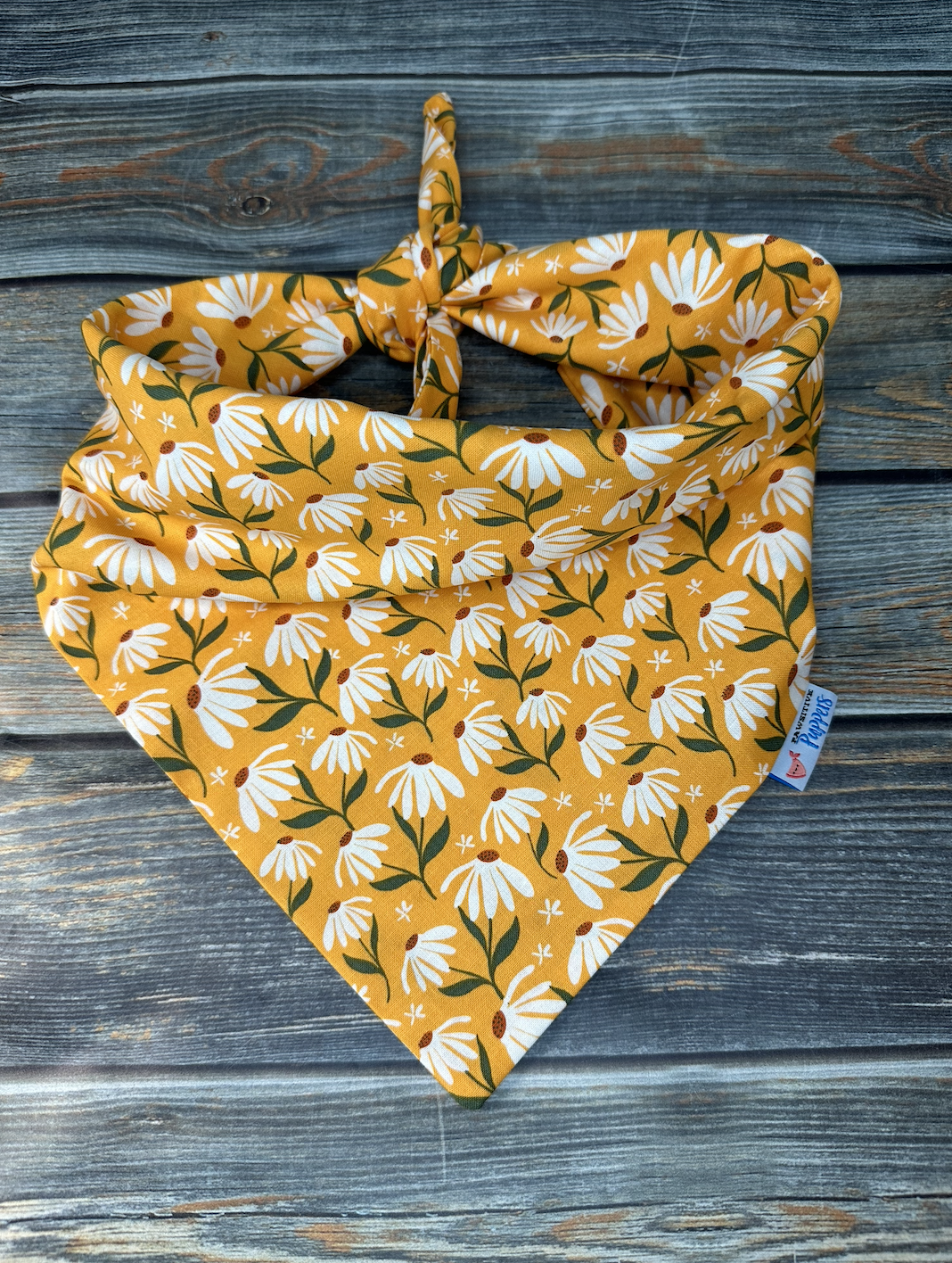 Yellow Coneflowers Dog Bandana