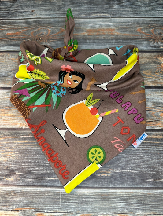 Tropical Drinks Dog Bandana