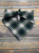 Load image into Gallery viewer, Blue, White, and Green Plaid Flannel
