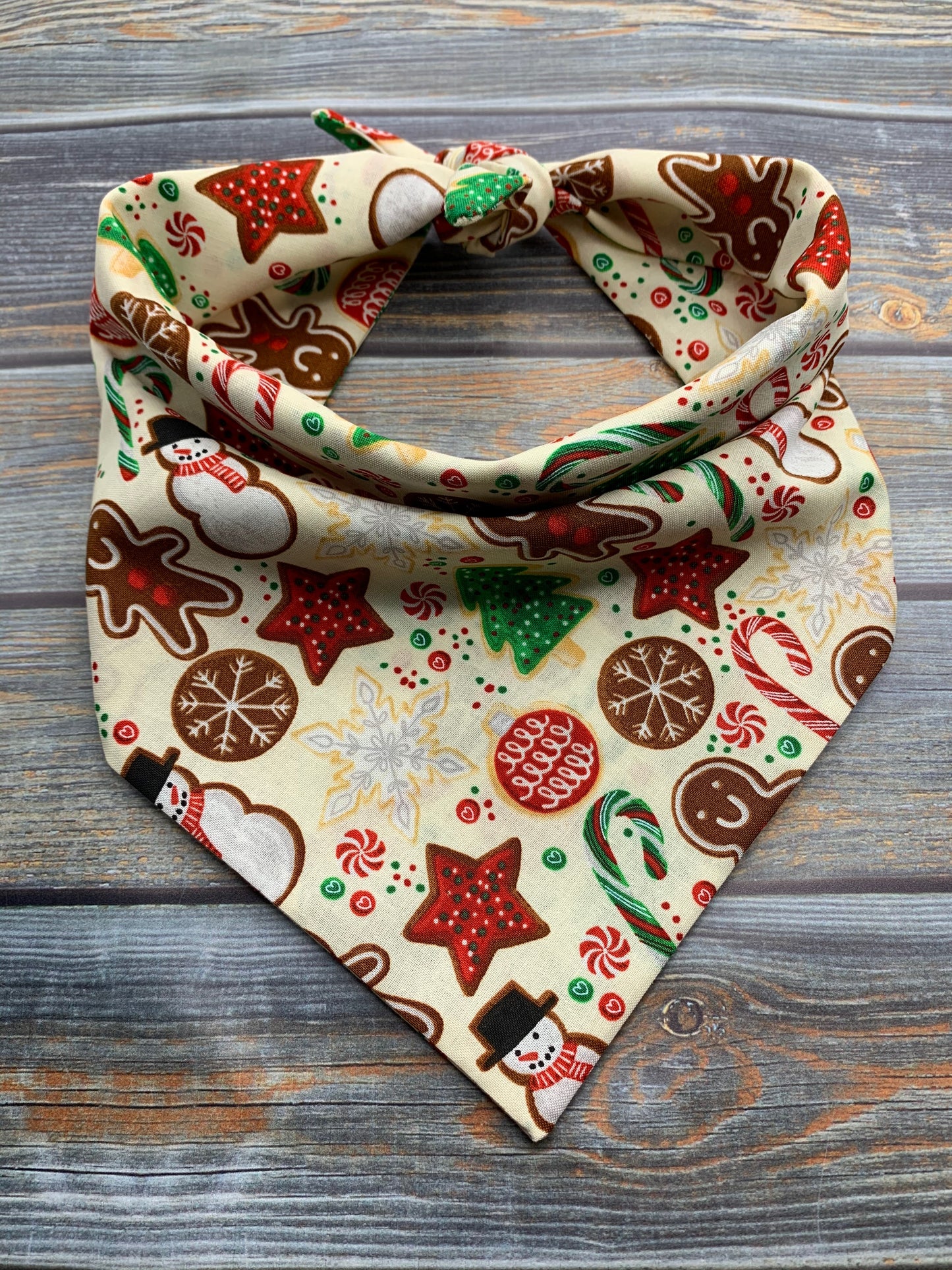 Christmas Cookies Dog Bandana