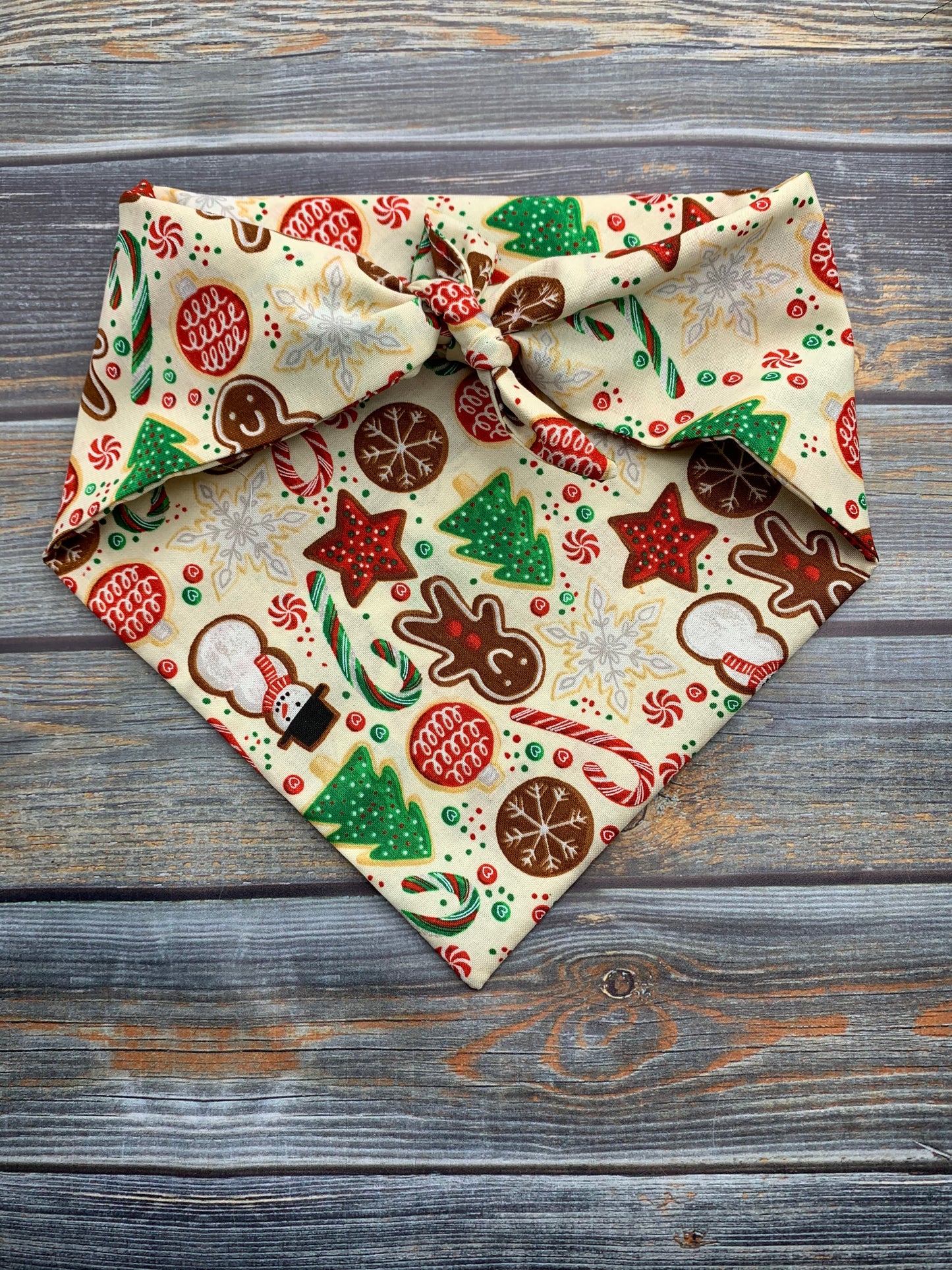 Christmas Cookies Dog Bandana