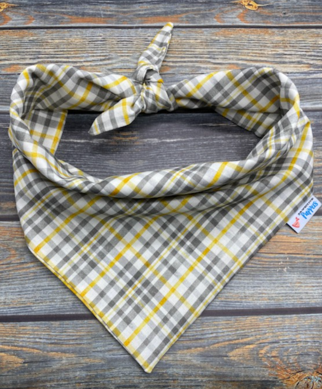 Gray and Yellow Plaid