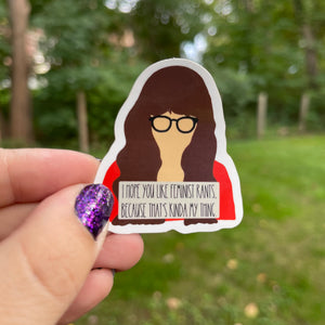 Jessica Day Feminist - New Girl Sticker