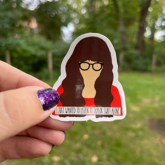 Jessica Day Taylor Swift Quote - New Girl Sticker