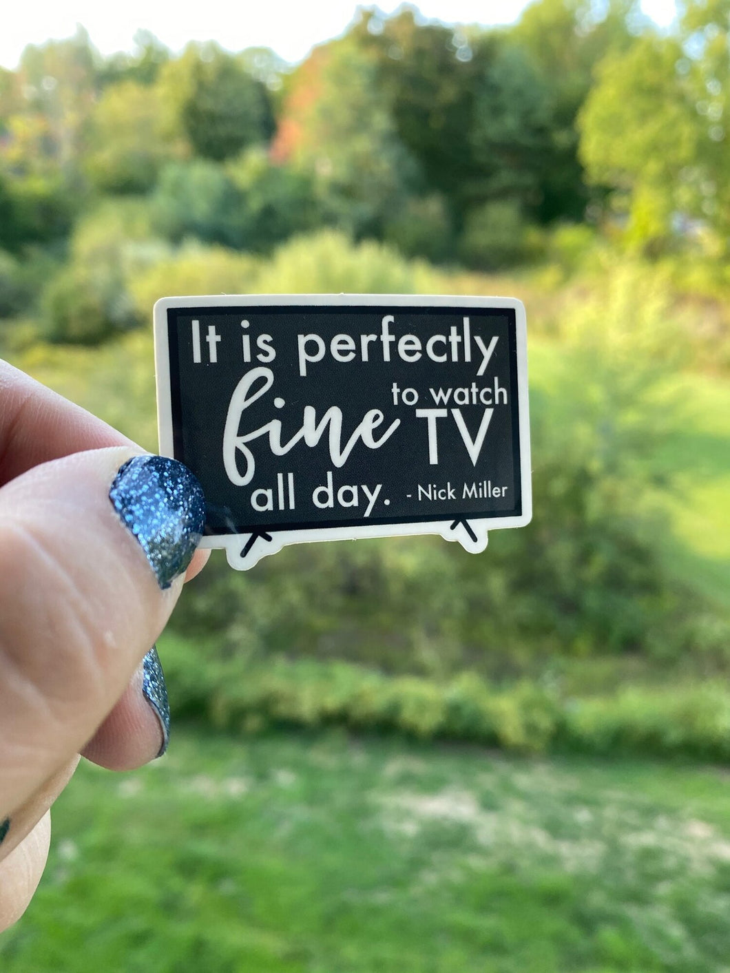 Nick Miller TV Quote - New Girl Sticker
