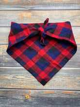Load image into Gallery viewer, Red and Blue Plaid Flannel

