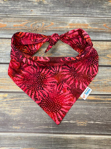 Scarlet Sunflower Batik