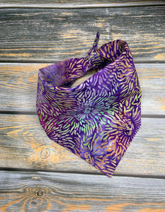 Violet Floral Batik